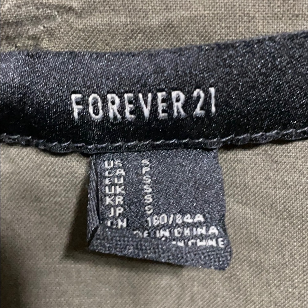 Forever 21 Studded Army Green Vest - Picture 6 of 8